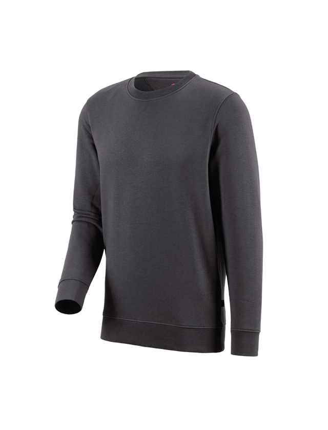 Shirts & Co.: e.s. Sweatshirt poly cotton + anthrazit 1