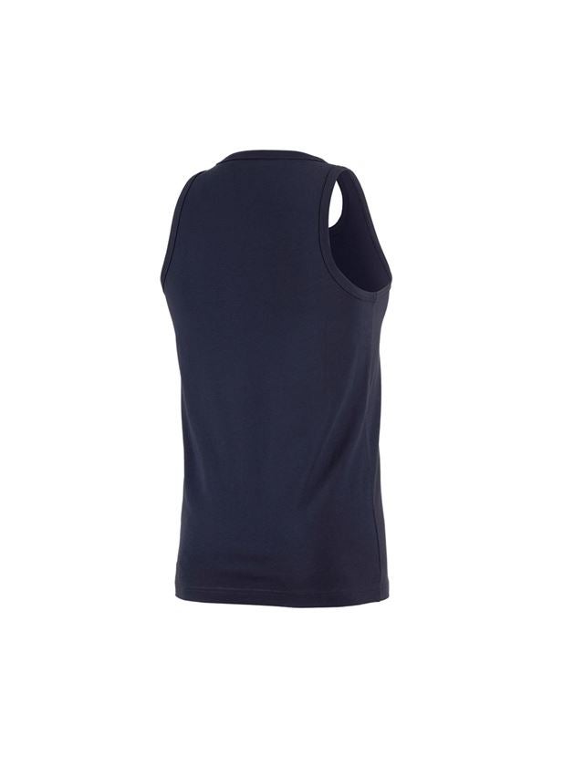 Shirts & Co.: e.s. Athletic-Shirt cotton + dunkelblau 1