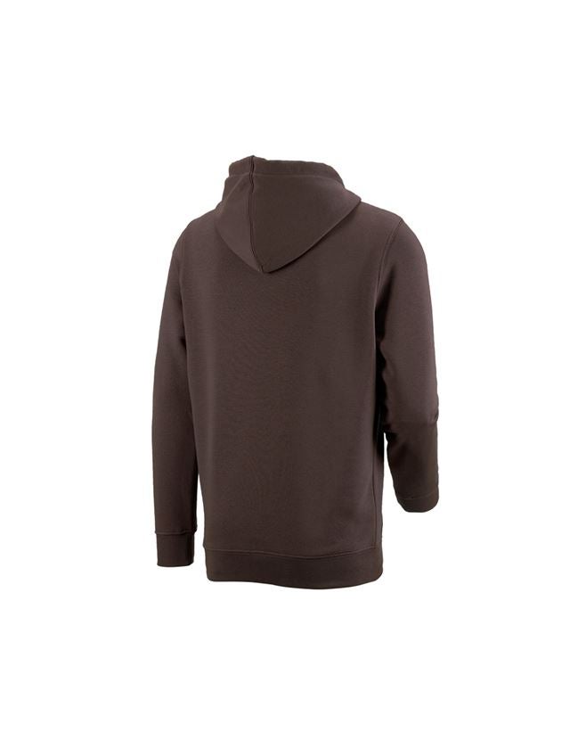Shirts & Co.: e.s. Hoody-Sweatshirt poly cotton + kastanie 1