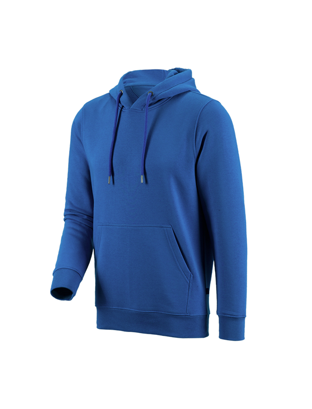 Installateur / Klempner: e.s. Hoody-Sweatshirt poly cotton + enzianblau 2