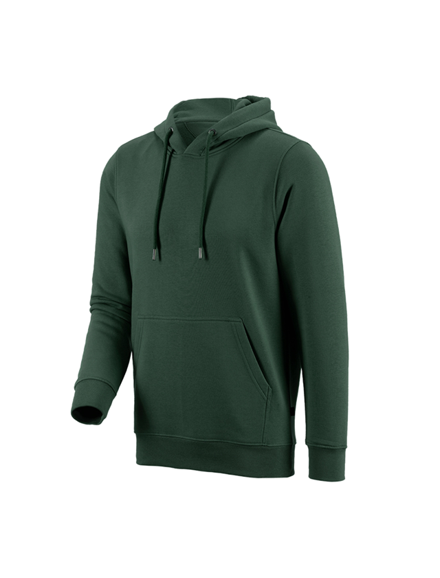 Shirts & Co.: e.s. Hoody-Sweatshirt poly cotton + grün