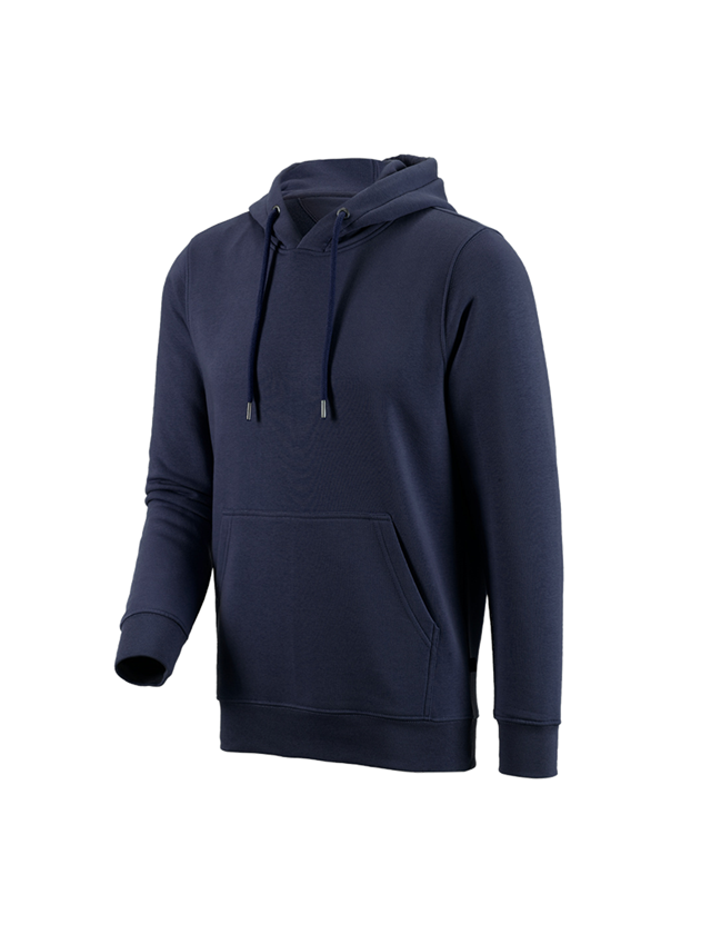 Installateur / Klempner: e.s. Hoody-Sweatshirt poly cotton + dunkelblau