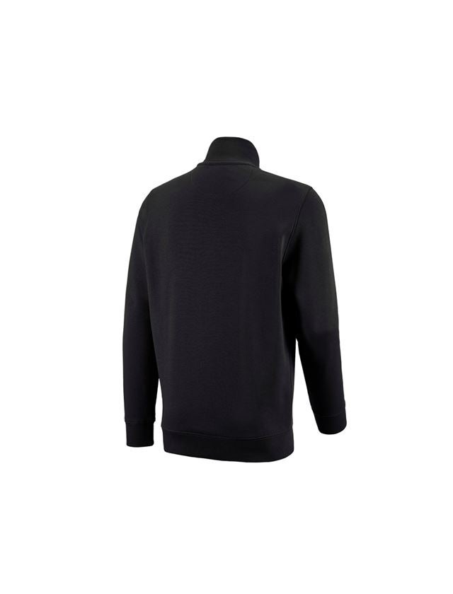 Installateur / Klempner: e.s. ZIP-Sweatshirt poly cotton + schwarz 3