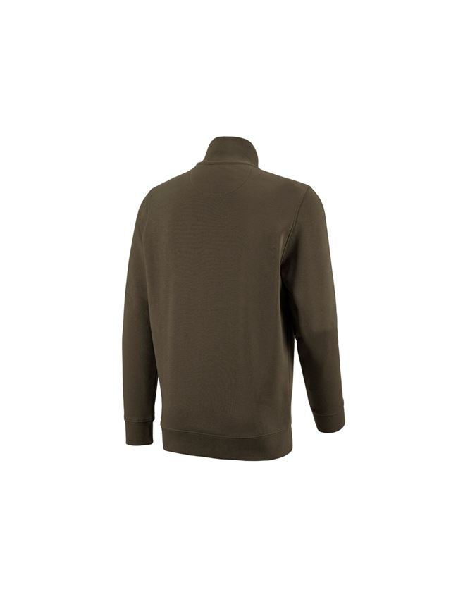 Installateur / Klempner: e.s. ZIP-Sweatshirt poly cotton + oliv 1