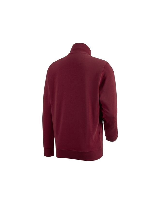 Schreiner / Tischler: e.s. ZIP-Sweatshirt poly cotton + bordeaux 1