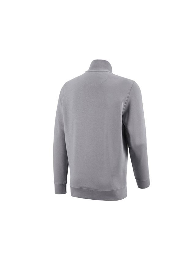 Themen: e.s. ZIP-Sweatshirt poly cotton + platin 1