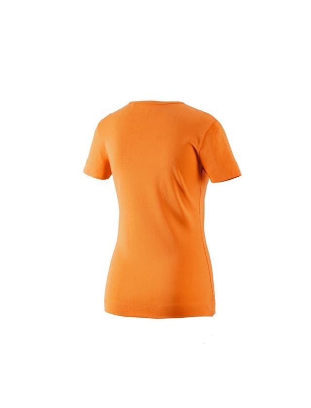 Installateur / Klempner: e.s. T-Shirt cotton V-Neck, Damen + orange 1