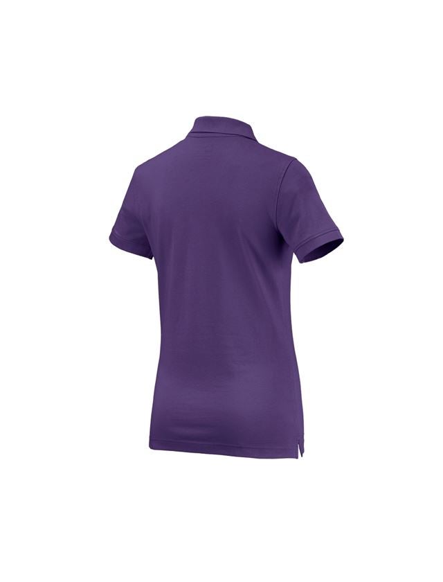 Shirts & Co.: e.s. Polo-Shirt cotton, Damen + lila 1