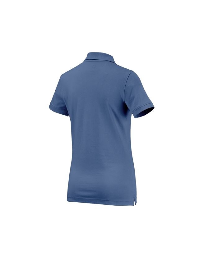 Shirts & Co.: e.s. Polo-Shirt cotton, Damen + kobalt 1