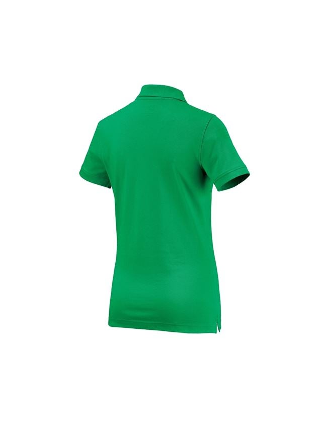 Installateur / Klempner: e.s. Polo-Shirt cotton, Damen + grasgrün 1