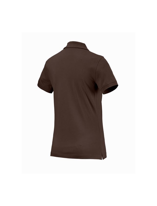 Installateur / Klempner: e.s. Polo-Shirt cotton, Damen + kastanie 1