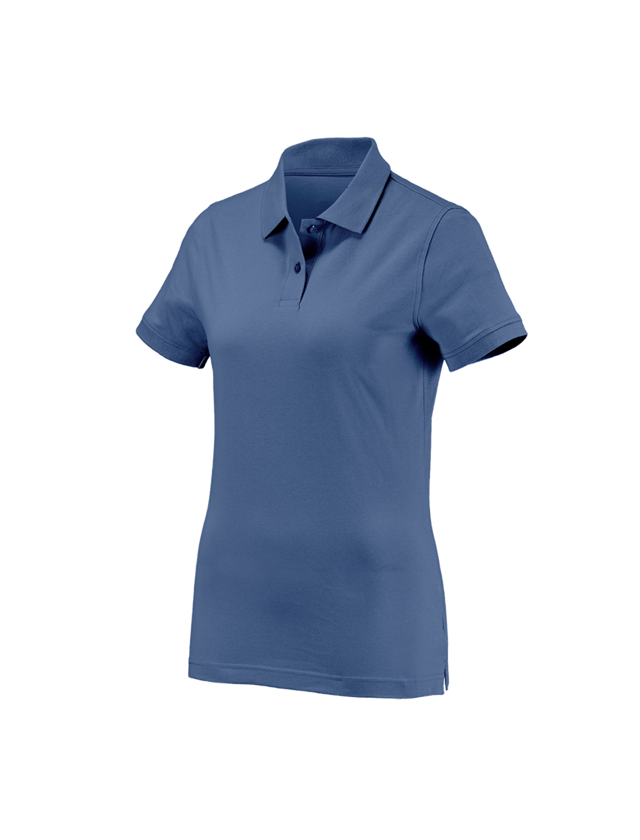 Installateur / Klempner: e.s. Polo-Shirt cotton, Damen + kobalt
