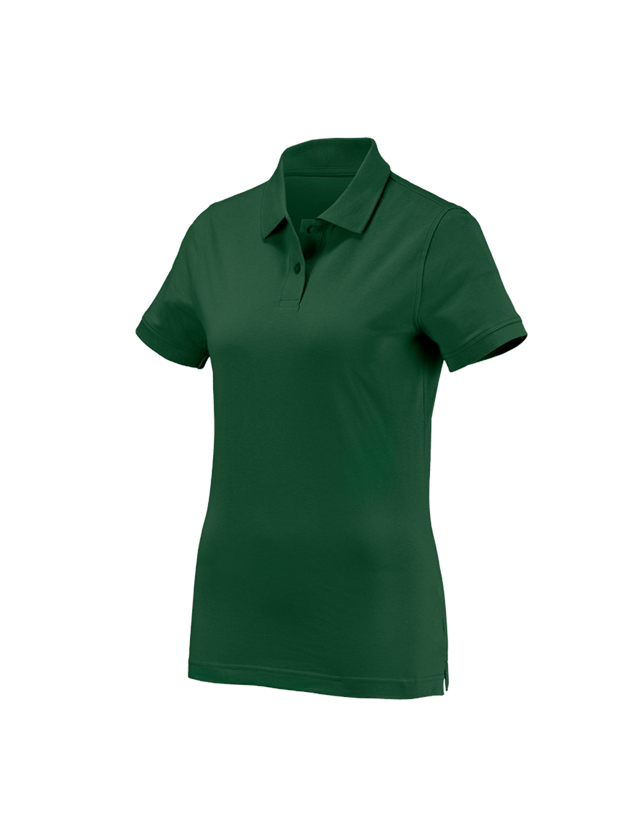 Installateur / Klempner: e.s. Polo-Shirt cotton, Damen + grün