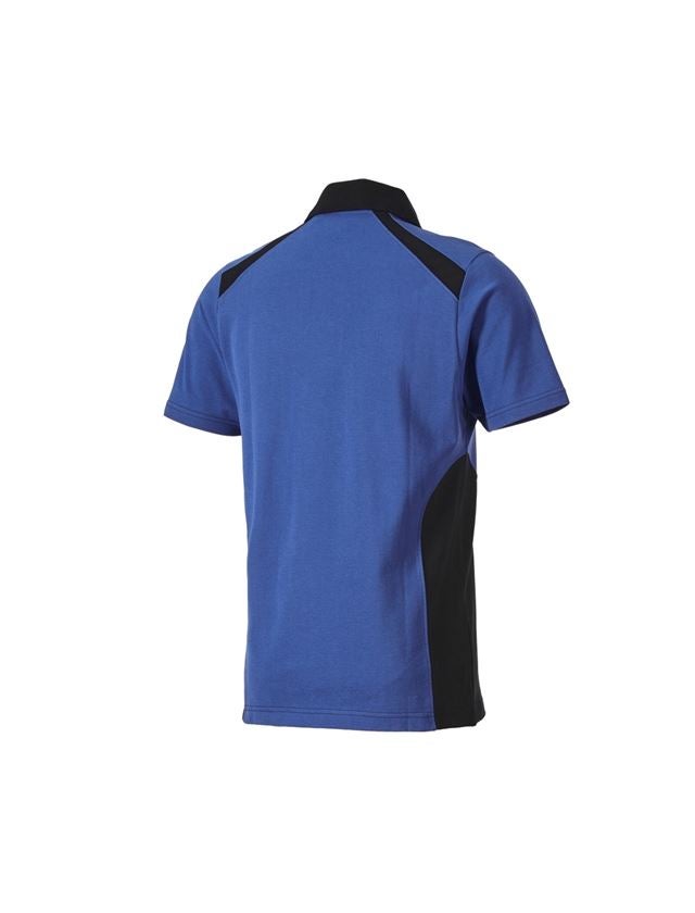 Schreiner / Tischler: Polo-Shirt cotton e.s.active + kornblau/schwarz 3