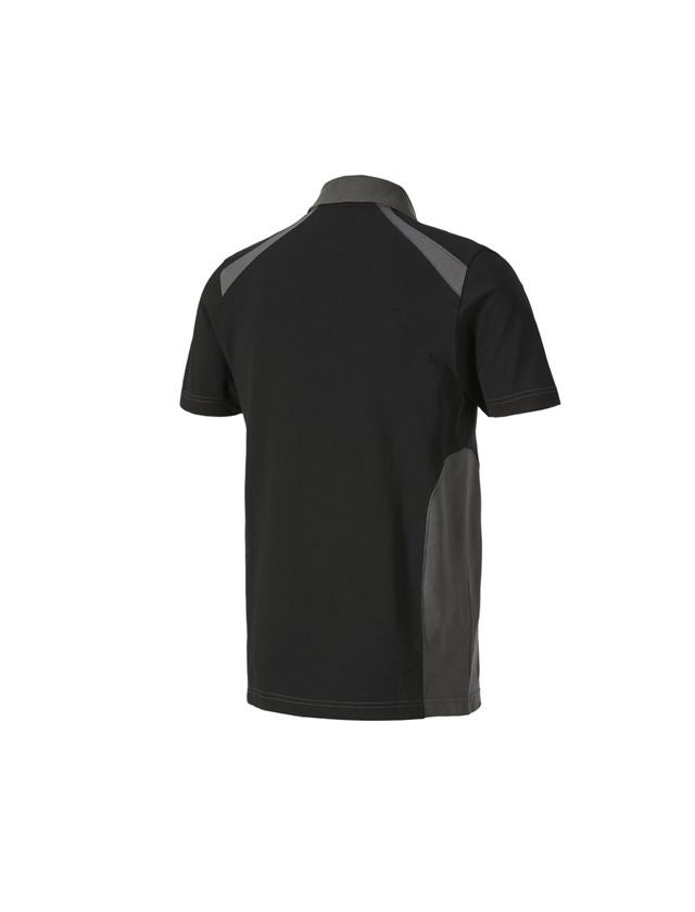 Themen: Polo-Shirt cotton e.s.active + schwarz/anthrazit 3