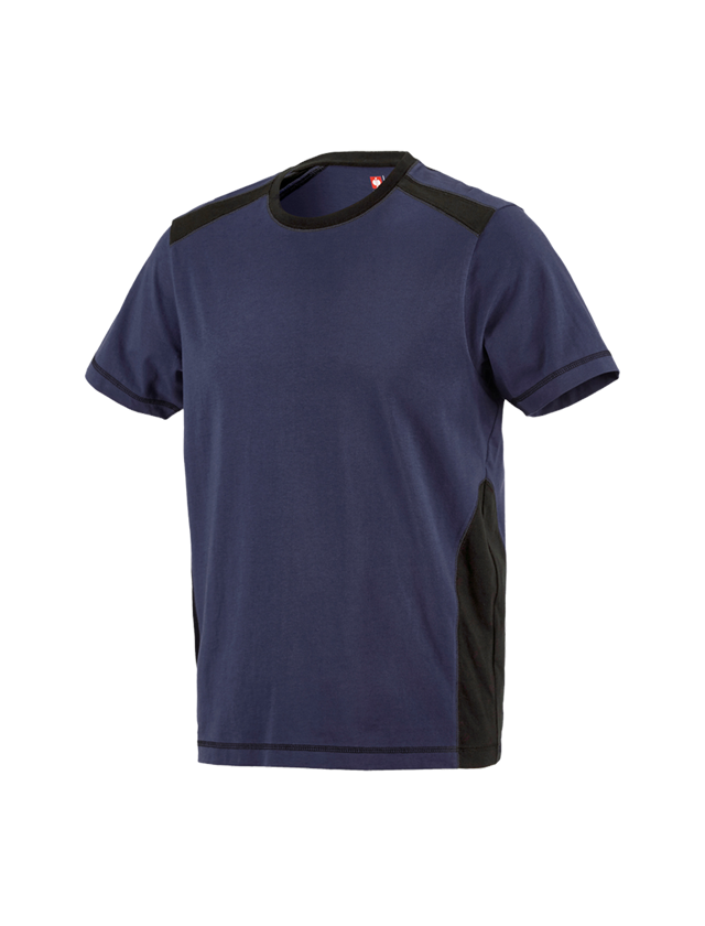 Themen: T-Shirt cotton e.s.active + dunkelblau/schwarz 1
