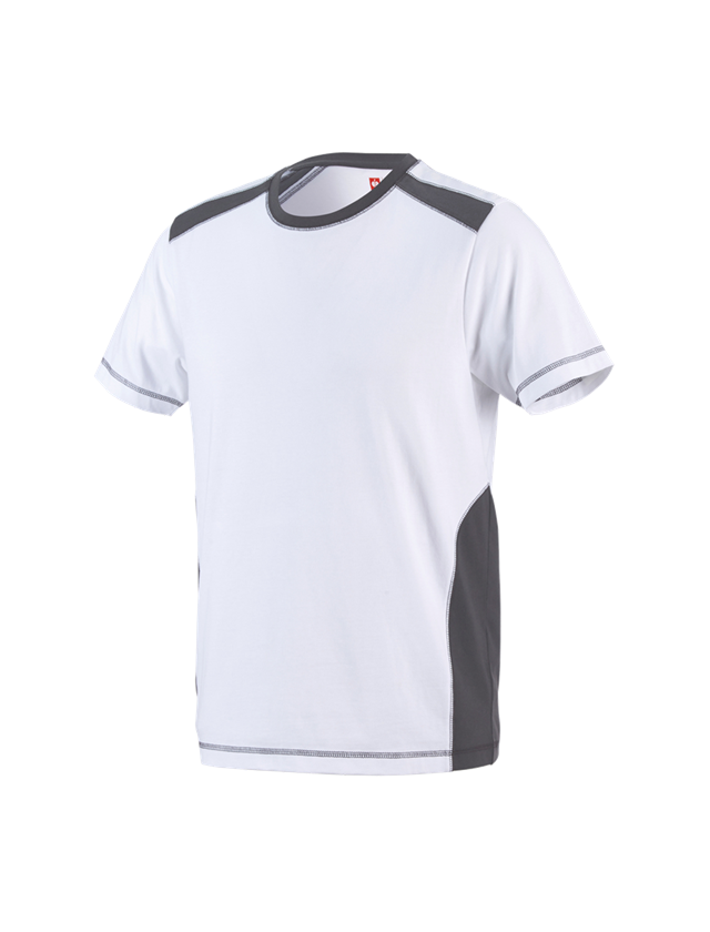 Installateur / Klempner: T-Shirt cotton e.s.active + weiß/anthrazit 2
