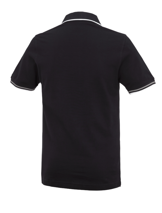 Schreiner / Tischler: e.s. Polo-Shirt cotton Deluxe Colour + schwarz/silber 3