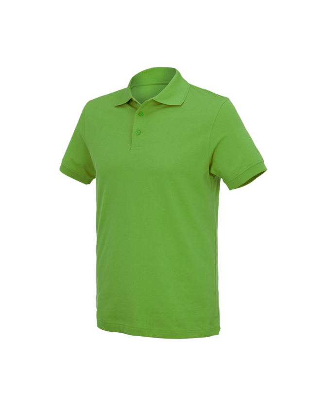 Shirts & Co.: e.s. Polo-Shirt cotton Deluxe + seegrün