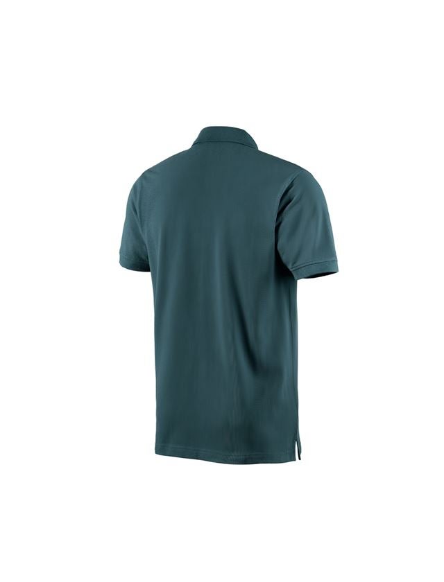 Shirts & Co.: e.s. Polo-Shirt cotton + seeblau 1