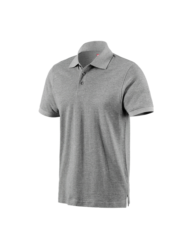 Themen: e.s. Polo-Shirt cotton + graumeliert 2
