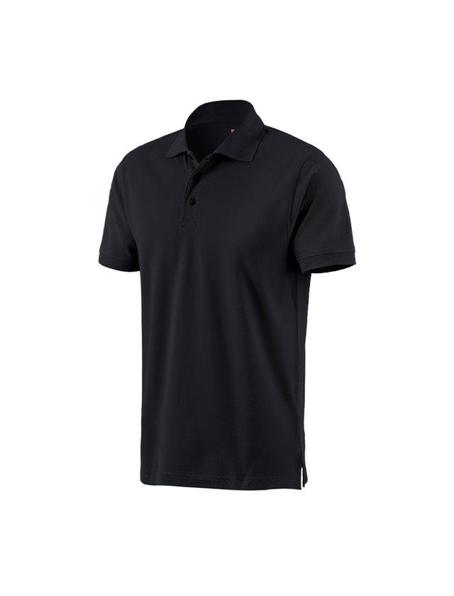 Shirts & Co.: e.s. Polo-Shirt cotton + schwarz 2