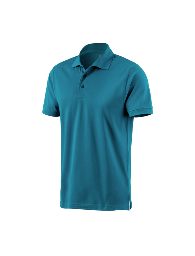 Shirts & Co.: e.s. Polo-Shirt cotton + petrol