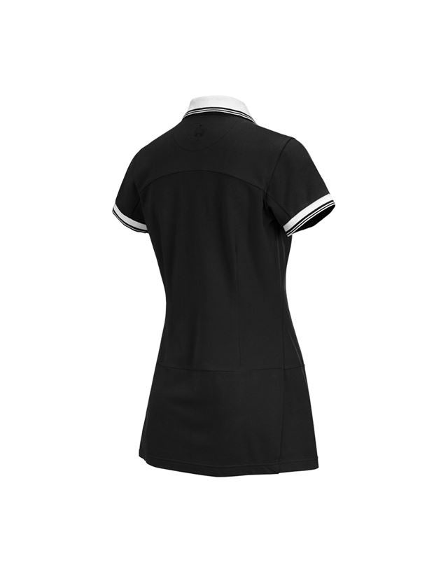 Shirts & Co.: Piquékleid e.s.avida + schwarz 1