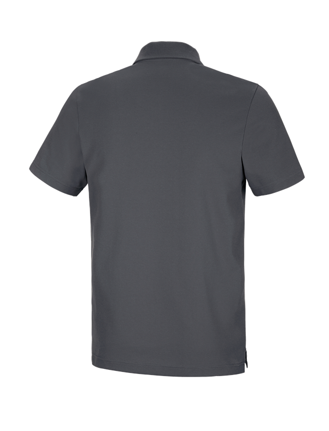 Themen: e.s. Funktions Polo-Shirt poly cotton + anthrazit 1
