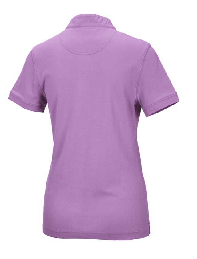 Shirts & Co.: e.s. Polo-Shirt cotton Mandarin, Damen + lavendel 1