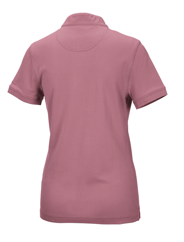 Themen: e.s. Polo-Shirt cotton Mandarin, Damen + altrosa 1