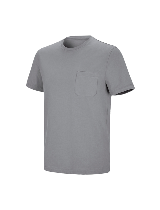 Shirts & Co.: e.s. T-Shirt cotton stretch Pocket + platin 2