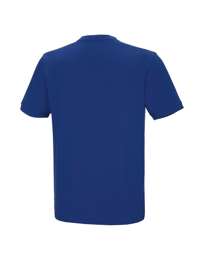 Shirts & Co.: e.s. T-Shirt cotton stretch V-Neck + kornblau 3