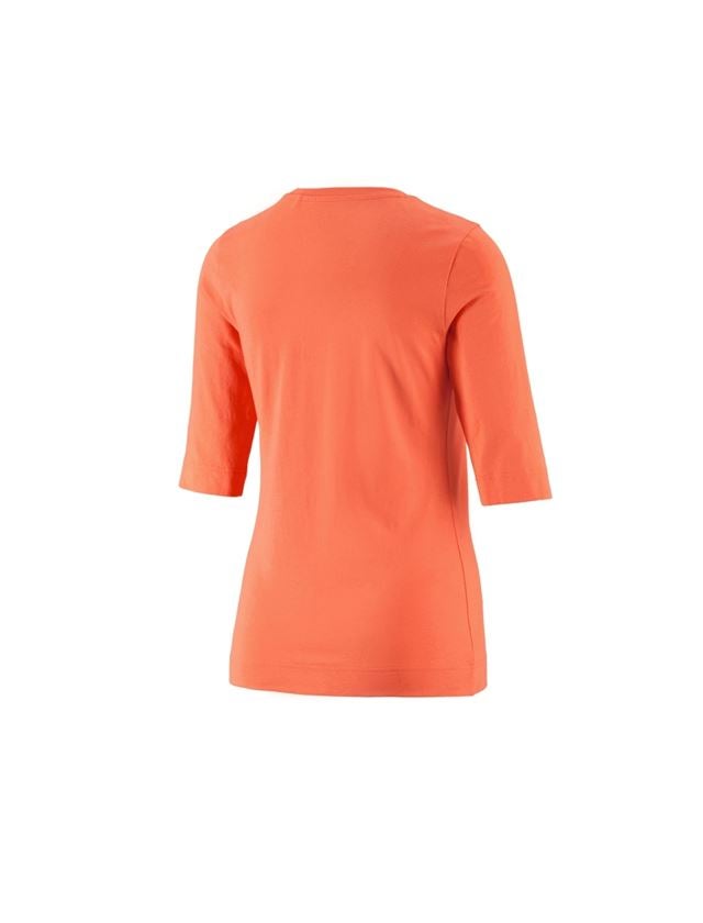 Shirts & Co.: e.s. Shirt 3/4-Arm cotton stretch, Damen + nektarine 1