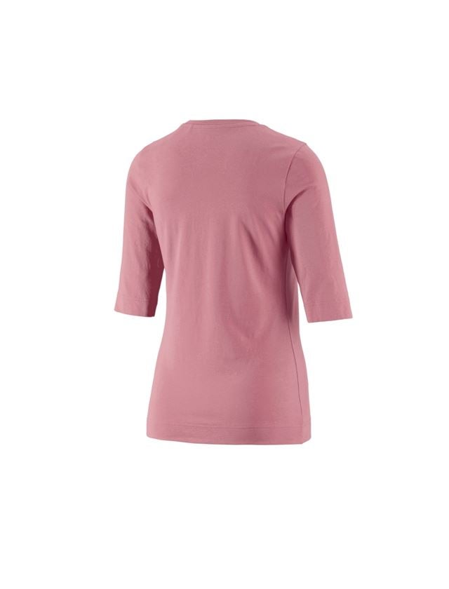 Shirts & Co.: e.s. Shirt 3/4-Arm cotton stretch, Damen + altrosa 1