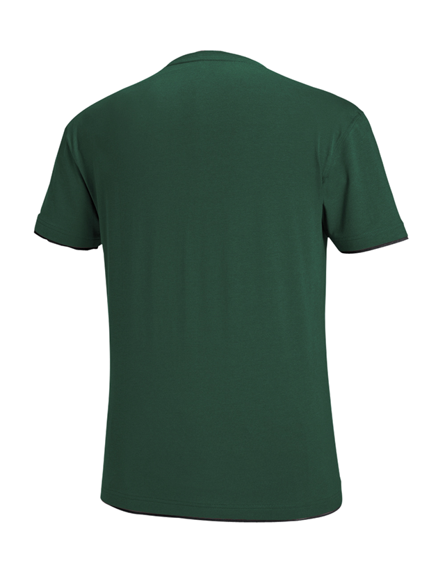 Galabau / Forst- und Landwirtschaft: e.s. T-Shirt cotton stretch Layer + grün/schwarz 3