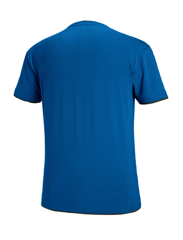 Schreiner / Tischler: e.s. T-Shirt cotton stretch Layer + enzianblau/graphit 1
