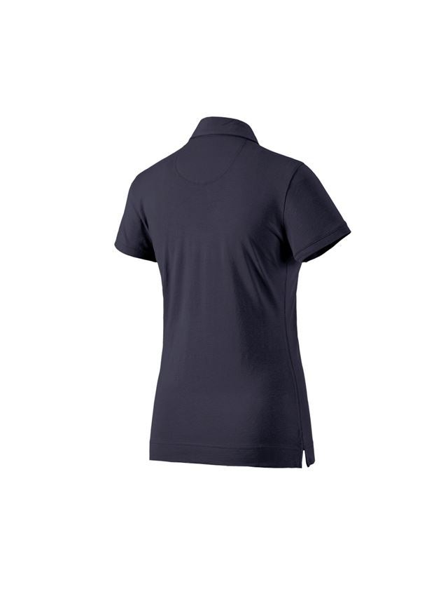 Installateur / Klempner: e.s. Polo-Shirt cotton stretch, Damen + dunkelblau 1