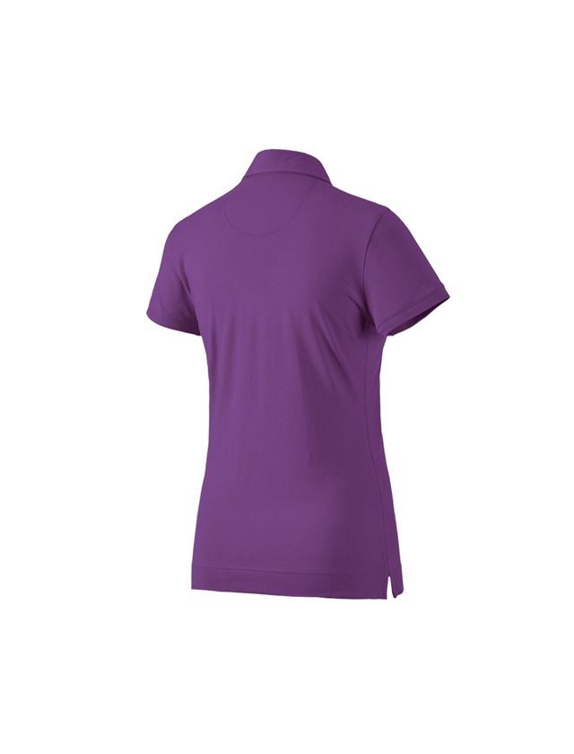 Installateur / Klempner: e.s. Polo-Shirt cotton stretch, Damen + violett 1