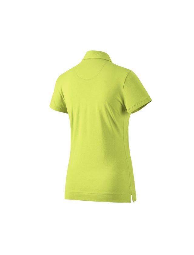 Shirts & Co.: e.s. Polo-Shirt cotton stretch, Damen + maigrün 1