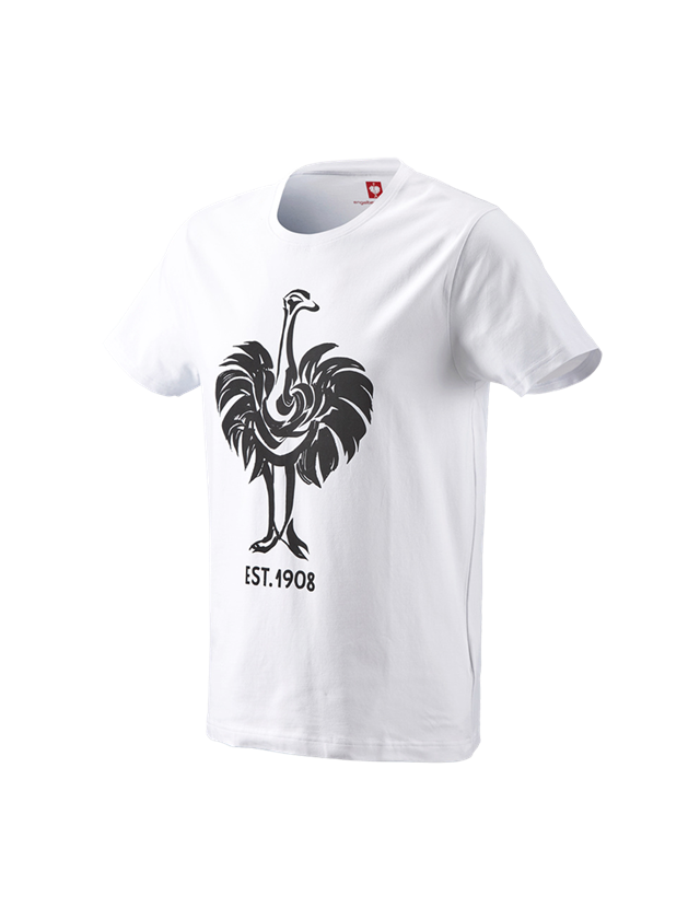 Shirts & Co.: e.s. T-Shirt 1908 + weiß/schwarz
