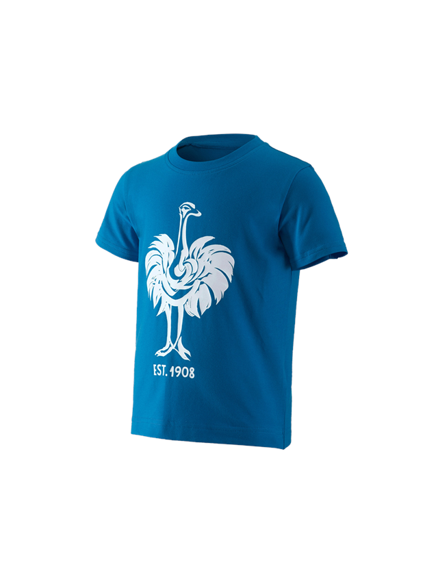 Shirts & Co.: e.s. T-Shirt 1908, Kinder + atoll/weiß