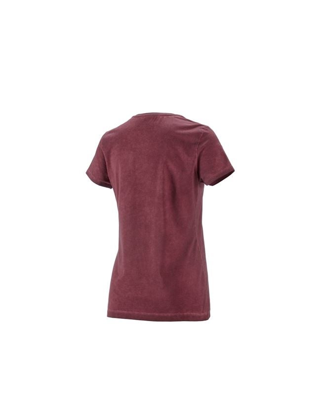 Shirts & Co.: e.s. T-Shirt vintage cotton stretch, Damen + rubin vintage 1