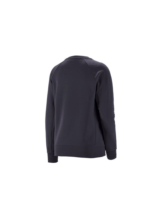 Geschenkideen: e.s. Sweatshirt cotton stretch, Damen + dunkelblau 1