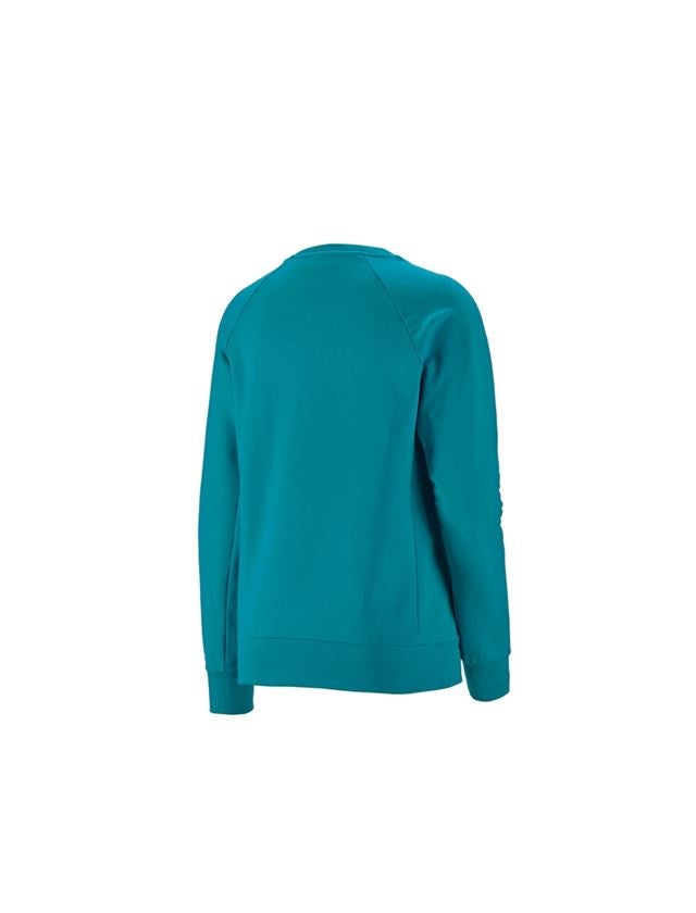 Shirts & Co.: e.s. Sweatshirt cotton stretch, Damen + ozean 1