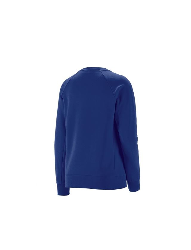 Shirts & Co.: e.s. Sweatshirt cotton stretch, Damen + kornblau 1