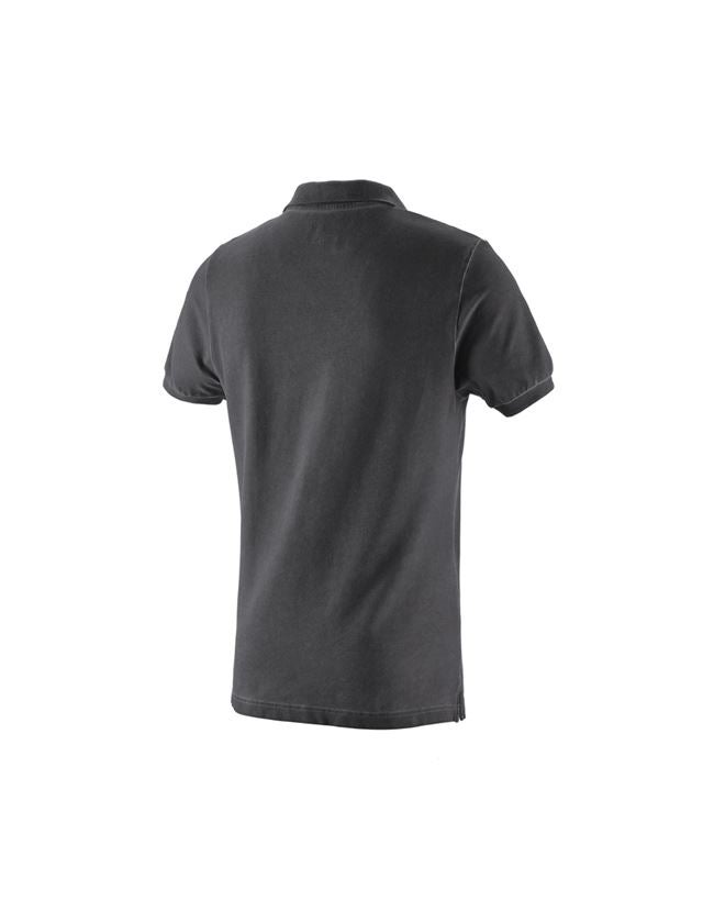 Shirts & Co.: e.s. Polo-Shirt vintage cotton stretch + oxidschwarz vintage 3