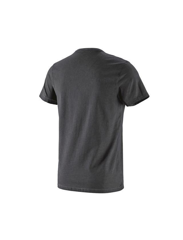 Shirts & Co.: e.s. T-Shirt vintage cotton stretch + oxidschwarz vintage 3