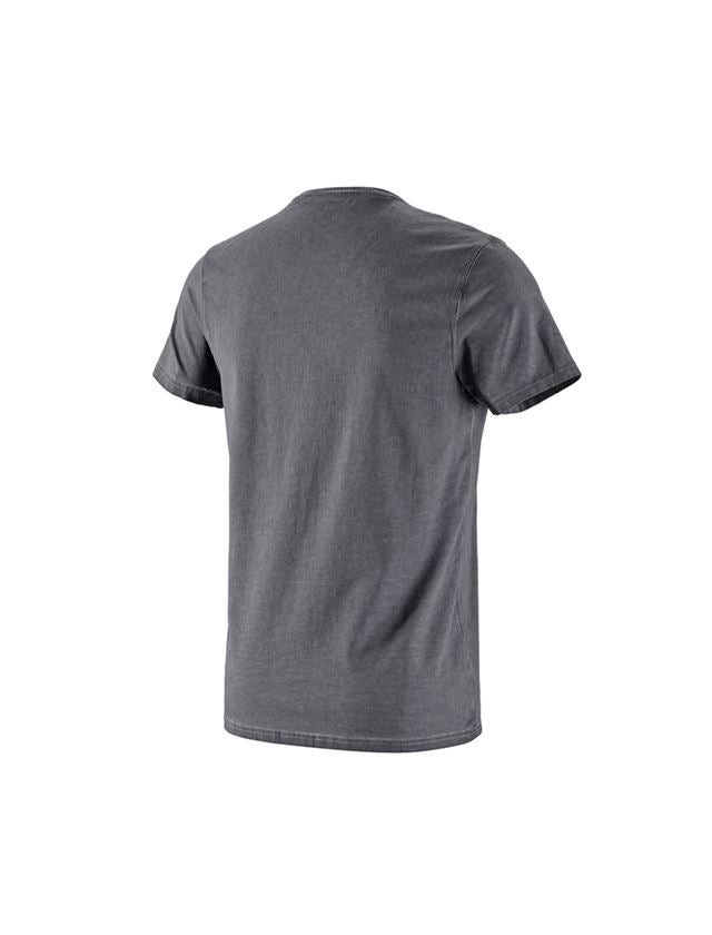 Shirts & Co.: e.s. T-Shirt vintage cotton stretch + zement vintage 1
