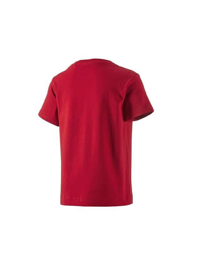 Themen: e.s. T-Shirt cotton stretch, Kinder + feuerrot 1